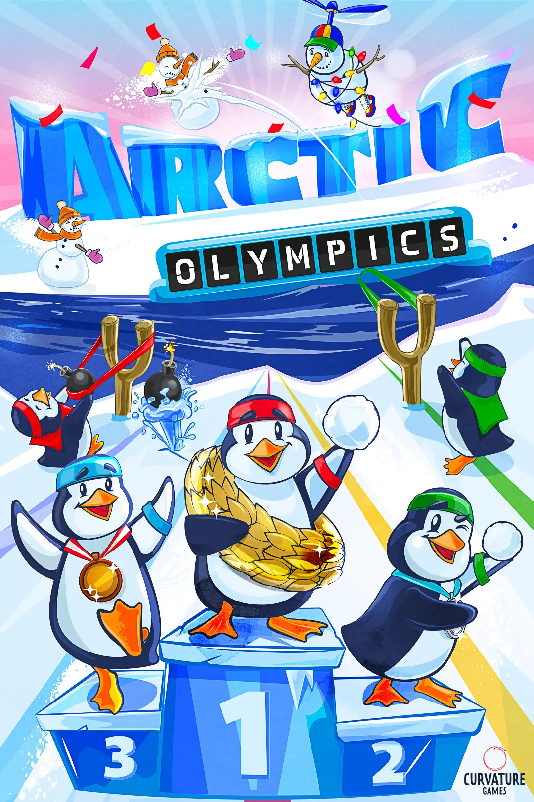 Arctic Olympics – Free-Roam Slingshot Challenge Add-On game