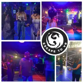 Human People Play Vr at Escape To VR in Carlsbad